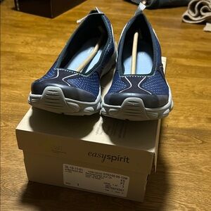 Easy Spirit Blue Slip-On Sneakers